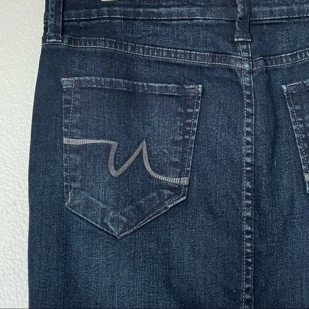 !It Denim Dark Blue Jean Denim Mini Skirt Size 26 - Picture 6 of 11